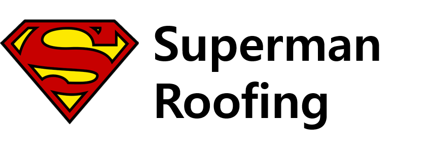 Superman roofing logo